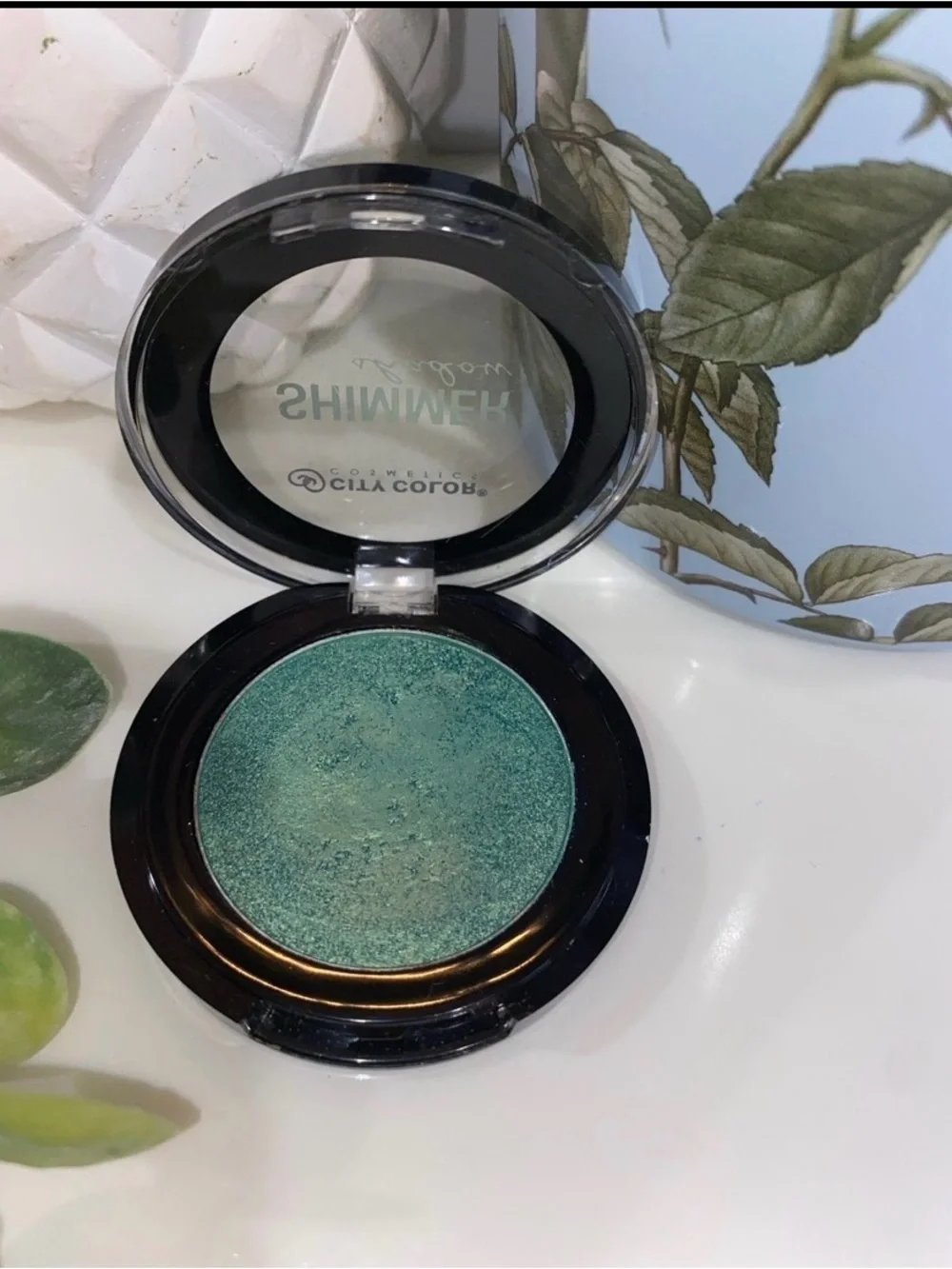 City Color Shimmer Shadow Eyeshadow — Teal/Green